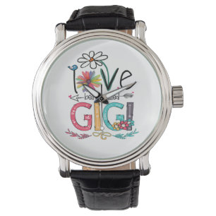 Moeder van mij heet Gigi Sunflower Birthday. Horloge