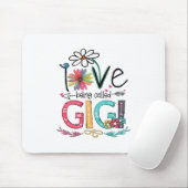 Moeder van mij heet Gigi Sunflower Birthday. Muismat (Met muis)