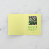 "Moeder van mijn kleinkinderen" FLORALE MOEDERDAG Kaart (Binnen)