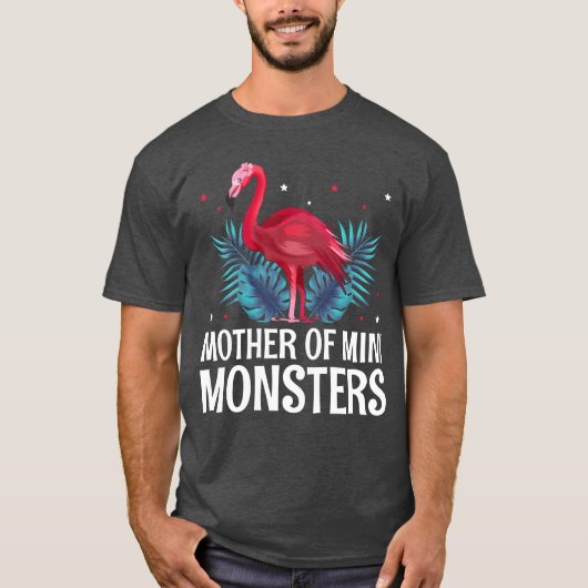 Moeder van Mini Monstersoddler Mom Kleuterschool R T-shirt (Voorkant)
