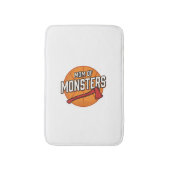 Moeder van Monsters Vintage Basketbal Moeder Desig Badmat (Voorkant Verticaal)