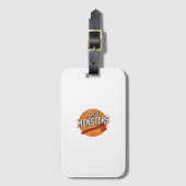 Moeder van Monsters Vintage Basketbal Moeder Desig Bagagelabel (Voorkant (verticaal))