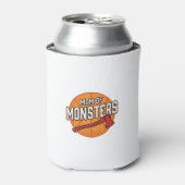 Moeder van Monsters Vintage Basketbal Moeder Desig Blikjeskoeler (Blikje Voorkant)