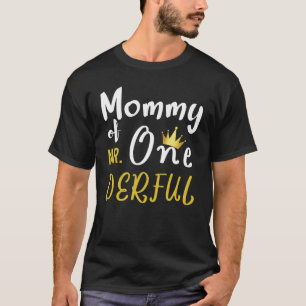 Moeder van Mr Onederful  Eerste One Derful Matchin T-shirt