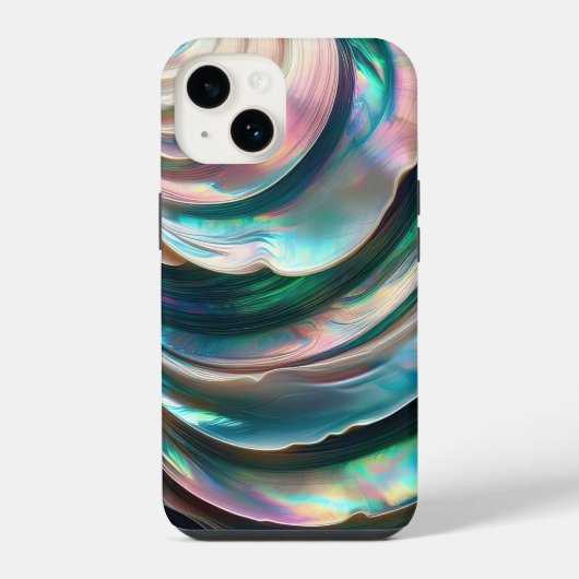 Moeder van Parel Abalone iPhone Hoesje (Achterkant)