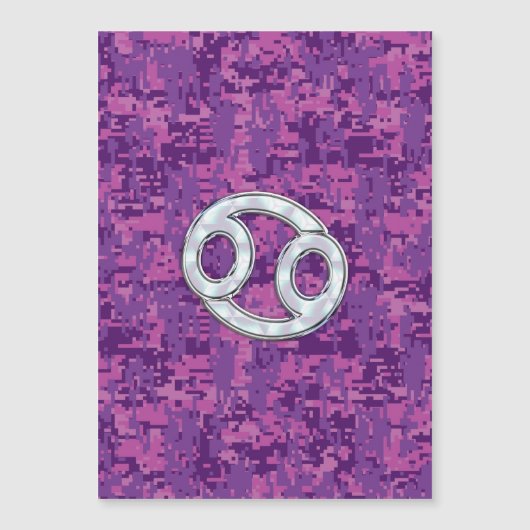 Moeder van parel Kanker Sterrenbeeld op digitale c (Voorkant)