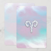 Moeder-van-Parel Stijl Ram Sterrenbeeld (Voorkant / Achterkant)