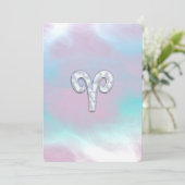 Moeder-van-Parel Stijl Ram Sterrenbeeld (Staand voorkant)