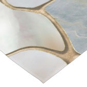 Moeder van parelcellen en goudcellen abstract korte tafelloper (Hoek)