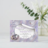 Moeder van parelhoen kaart (Staand voorkant)