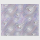 Moeder van parelhoenders die de geboorte aan een p cadeaupapier (Vlak)