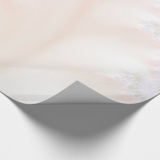 Moeder van parellen Luxurous Fractal Spiral Cadeaupapier (Hoek)