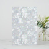 Moeder van parelmozaïek briefpapier (Staand voorkant)