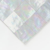 Moeder van parelmozaïek fleece deken (Hoek)