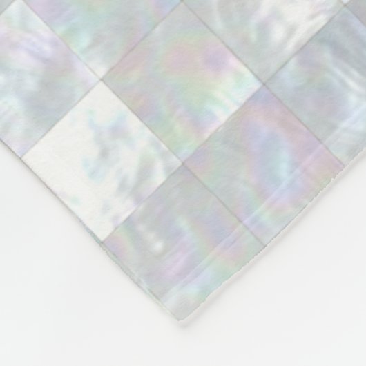 Moeder van parelmozaïek fleece deken (Hoek)