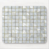 Moeder van parelmozaïek met goudolieraster muismat (Voorkant)