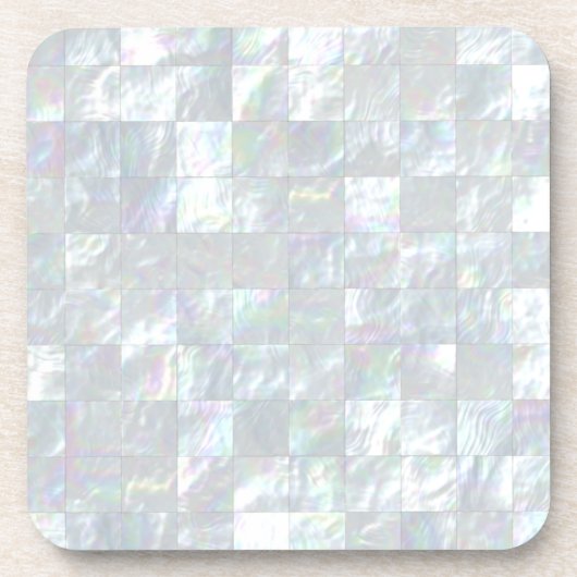 Moeder van parelmozaïek onderzetter (Voorkant)