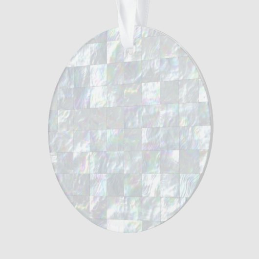 Moeder van parelmozaïek ornament (voorkant)