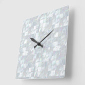 Moeder van parelmozaïek vierkante klok (Hoek)