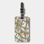 Moeder van parelontwerp bagagelabel (Voorkant verticaal)