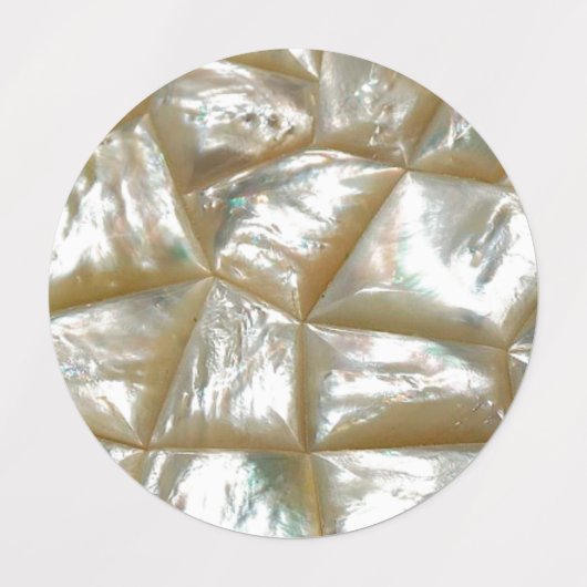 Moeder van parelontwerp labels (Design 2)