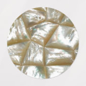 Moeder van parelontwerp labels (Design 1)