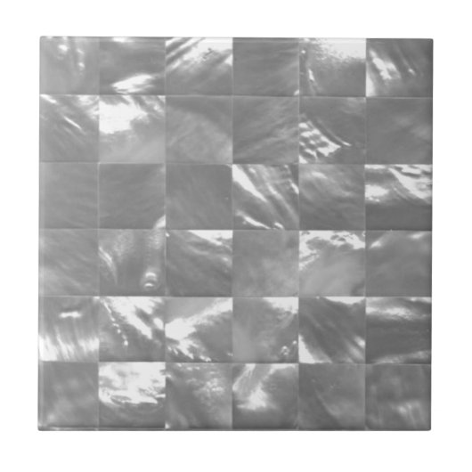 Moeder van parelontwerp tegeltje (Voorkant)