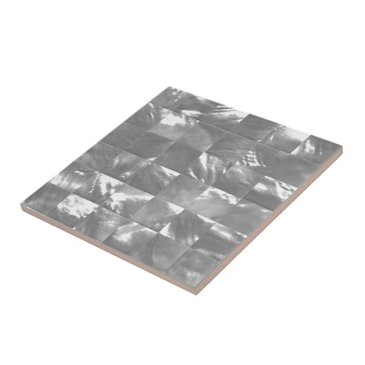 Moeder van parelontwerp tegeltje (Zijkant)