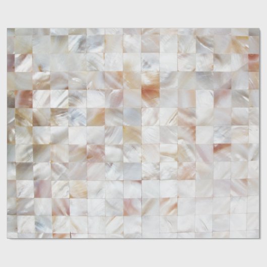 Moeder van parelpapier cadeaupapier (Vlak)