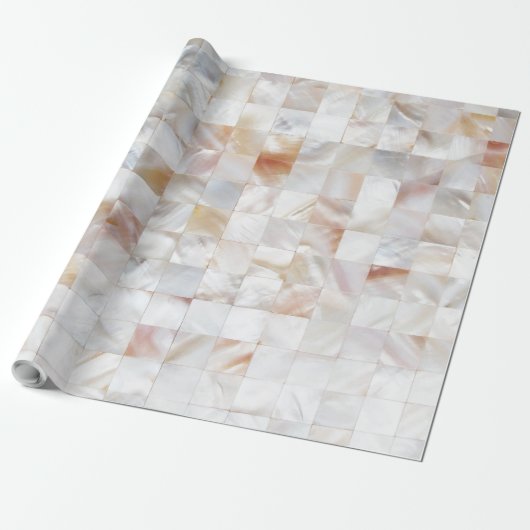 Moeder van parelpapier cadeaupapier (Uitgerold)