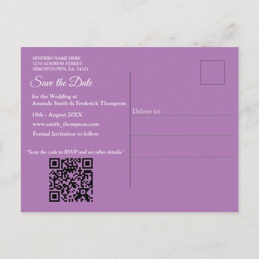 Moeder van Parels Samengevoegd als Liquid Swirls Aankondigingskaart (Achterkant)