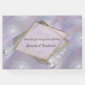 Moeder van Parels Samengevoegd als Liquid Swirls Gastenboek (Achterkant)