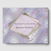 Moeder van Parels Samengevoegd als Liquid Swirls Gastenboek (Achterkant)