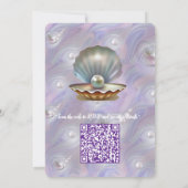 Moeder van Parels Samengevoegd als Liquid Swirls Kaart (Achterkant)