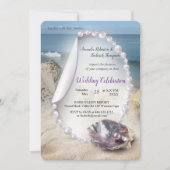 Moeder van Parels Samengevoegd als Liquid Swirls Kaart (Voorkant)