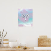 Moeder van parelstijl Aries Zodiac Sign Poster (Keuken)