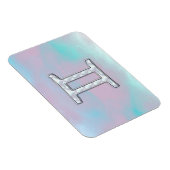 Moeder van parelstijl Gemini-dierentuin Magneet (Rechterzijde)