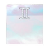 Moeder van parelstijl Gemini-dierentuin Notitieblok (Voorkant)