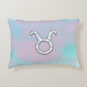 Moeder van Parelstijl Taurus Zodiac Horoscope Decoratief Kussen