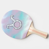 Moeder van Parelstijl Taurus Zodiac Horoscope Tafeltennisbatje (Zijkant)