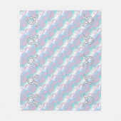 Moeder van parelstijl Taurus Zodiac Symbool Fleece Deken (Voorkant)