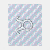 Moeder van parelstijl Taurus Zodiac-symbool Fleece Deken (Voorkant)