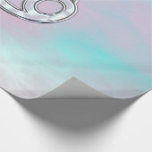 Moeder van parelstijlkankerschildertje cadeaupapier (Hoek)