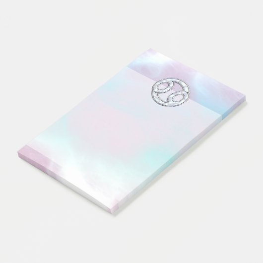 Moeder van parelstijlkankerschildertje post-it® notes (Schuin)