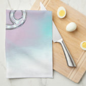 Moeder van parelstijlkankerschildertje theedoek (Quarter Fold)