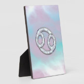 Moeder van parelstijlkankersymbool Astrologie Fotoplaat (Zijkant)