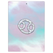 Moeder van parelstijlkankersymbool Astrologie Klembord (Achterkant)