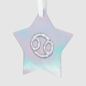 Moeder van parelstijlkankersymbool Astrologie Ornament (voorkant)