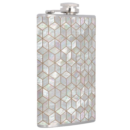 Moeder van ParelTegels Heupfles (Rechts)