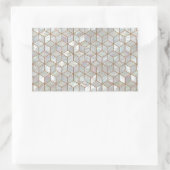 Moeder van ParelTegels Rechthoekige Sticker (Tas)